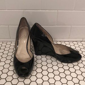 Michael Kors Black Wedge Heels